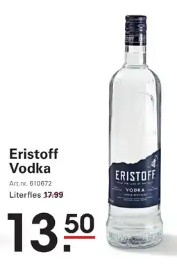 Sligro Eristoff Vodka aanbieding