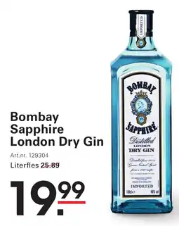 Sligro Bombay Sapphire London Dry Gin aanbieding