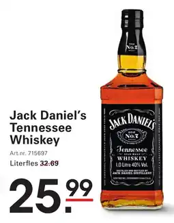 Sligro Jack Daniel's Tennessee Whiskey aanbieding