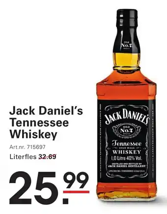 Sligro Jack Daniel's Tennessee Whiskey aanbieding