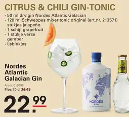 Sligro Nordes Atlantic Galacian Gin aanbieding