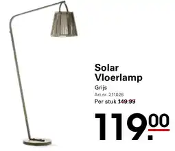 Sligro Solar Vloerlamp aanbieding