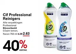 Sligro Cif Professional Reinigers aanbieding