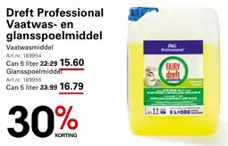 Sligro Dreft Professional Vaatwasmiddel aanbieding