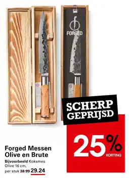 Sligro Forged Messen Olive en Brute aanbieding