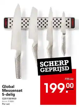 Sligro Global Messenset aanbieding