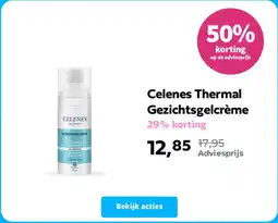 Plein.nl Celenes Thermal Gezichtsgelcrème aanbieding