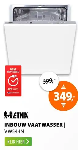 Expert Etna inbouw vaatwasser aanbieding