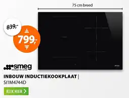 Expert Smeg inbouw inductiekookplaat aanbieding