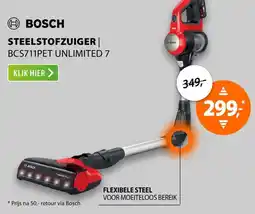 Expert Bosch steelstofzuiger aanbieding