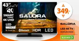 Expert Salora LED 4K TV aanbieding