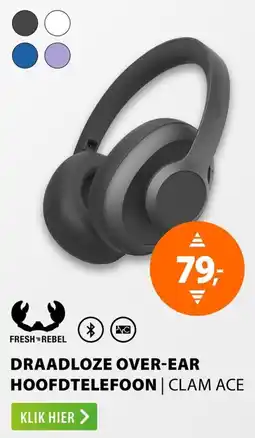 Expert Draadloze over-ear hoofdtelefoon aanbieding