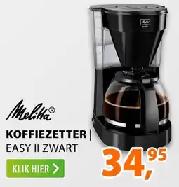 Expert Melitta koffiezetter aanbieding