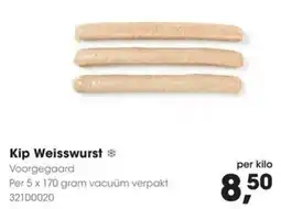 Hanos Kip Weisswurst aanbieding