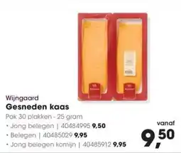 Hanos Wijngaard Gesneden kaas aanbieding