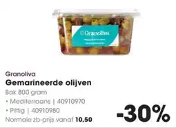 Hanos Granoliva Gemarineerde Olijven aanbieding