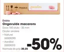 Hanos Dobla Ongevulde macarons aanbieding