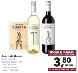 Hanos Armas de Guerra aanbieding