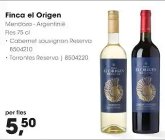 Hanos Finca el Origen aanbieding