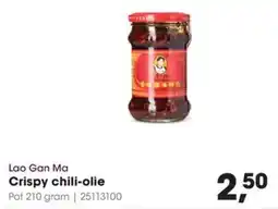 Hanos Lao Gan Ma Crispy chili Olie aanbieding