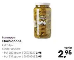 Hanos Luxeapers Cornichons aanbieding