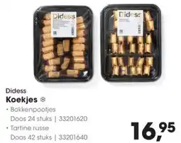Hanos Didess koekjes aanbieding