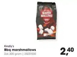 Hanos Kindly's Bbq marshmallows aanbieding