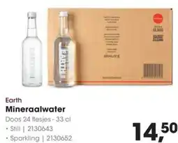 Hanos Earth mineraalwater aanbieding