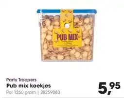 Hanos Party troopers pub mix koekjes aanbieding