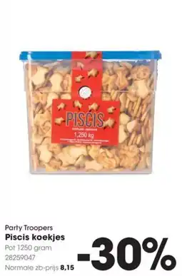 Hanos Party Troopers Piscis koekjes aanbieding