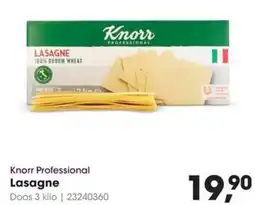 Hanos Knorr Professional Lasagne aanbieding