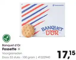 Hanos Banquet d'Or Fossette aanbieding