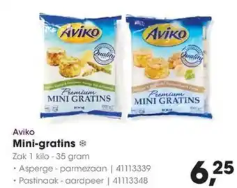 Hanos Aviko Mini-gratins aanbieding