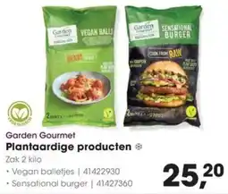 Hanos Garden gourmet plantaardige producten aanbieding