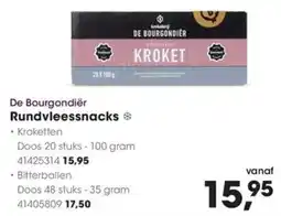 Hanos De Bourgondiër Rundvleessnacks aanbieding