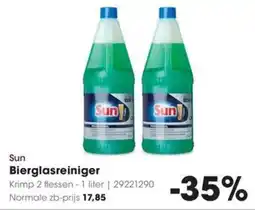 Hanos Sun Bierglasreiniger aanbieding