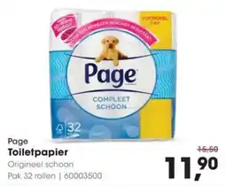 Hanos Page Toiletpapier aanbieding