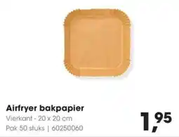 Hanos Airfryer Bakpapier aanbieding