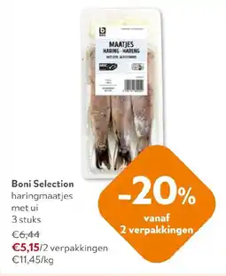OKay Boni Selection Haringmaatjes met ui aanbieding