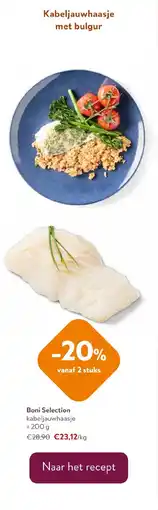 OKay Boni Selection kabeljauwhaasje aanbieding