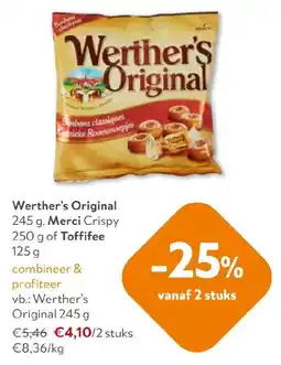OKay Werther's Original, Merci of Toffifee aanbieding