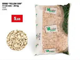 Hubo Grind Yellow Sun aanbieding