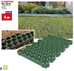 Hubo Grastegels in Kunststof aanbieding