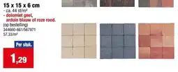 Hubo Betonnen Klinkers In Line aanbieding