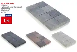 Hubo Betonnen Klinkers In Line aanbieding