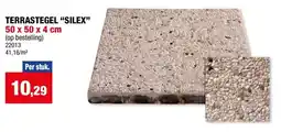 Hubo Terrastegel Silex aanbieding