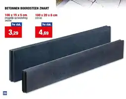 Hubo Betonnen Boordsteen aanbieding