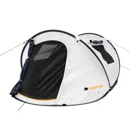Decathlon Deryan Dome Pop Up Tent - 2 Persoons - Anti-UV 50+ - Cream aanbieding