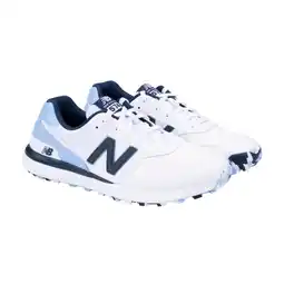 Decathlon New Balance 574 Greens V2, Chaussures de golf pour femmes, blanc/bleu aanbieding