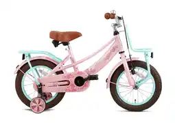 Decathlon SuperSuper Lola Kinderfiets - Meisjes - 16 inch - Turquoise / Roze aanbieding